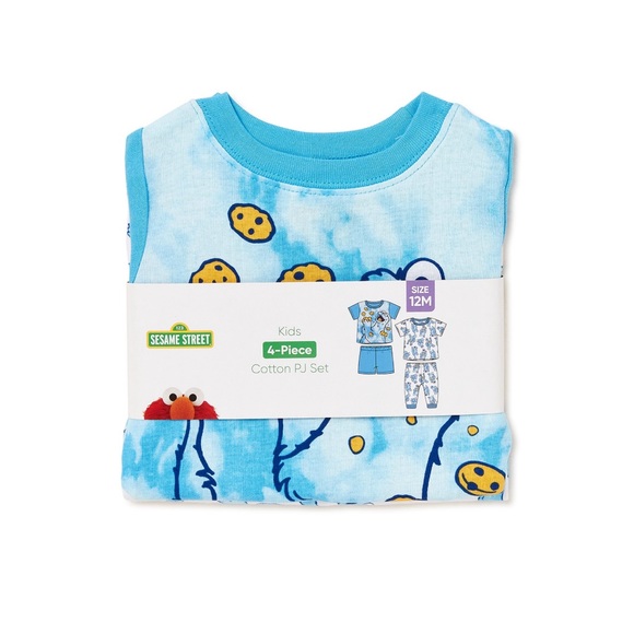 Cookie 🍪 monster pjs 4 piece set - Picture 2 of 4